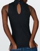 By Anthropologie Cotton Blend Sleeveless Mock Neck Top - 3