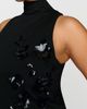 By Anthropologie Cotton Blend Sleeveless Mock Neck Top - 8