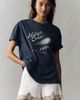 By Anthropologie Cotton Boxy Graphic Tee - 1