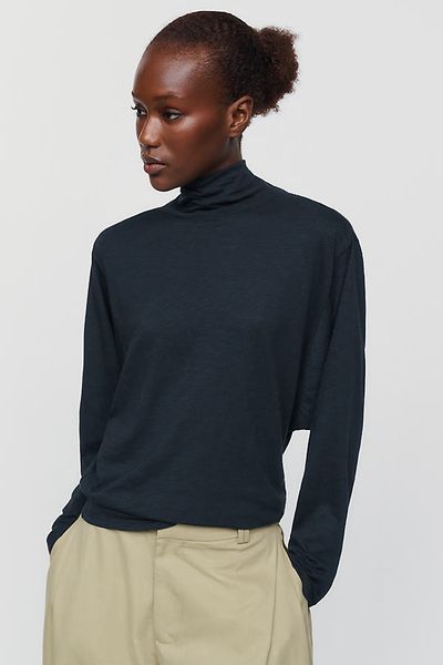 By Anthropologie Cotton Modal Turtleneck