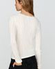 By Anthropologie Cotton Silk Lace Trim Top - 3
