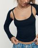 By Anthropologie Cotton Silk Two-Piece Tank and Shrug Top - 1