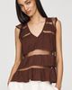 By Anthropologie Cotton Spliced Hem Tee - 1