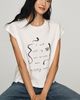 By Anthropologie Cotton Tee by Kit Agar - 1