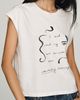 By Anthropologie Cotton Tee by Kit Agar - 2