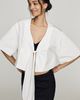 By Anthropologie Cotton Tie-Front Top - 1