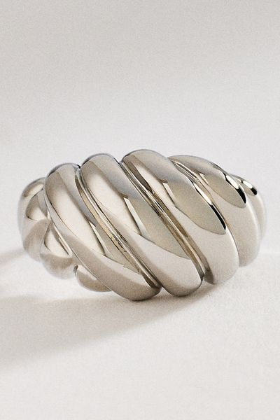 By Anthropologie Croissant Ring