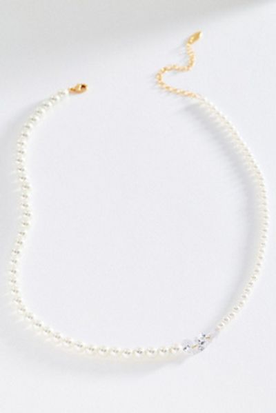 By Anthropologie Crystal Beaded Necklace