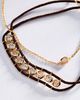 By Anthropologie Crystal Corded Bracelet - 3