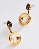 By Anthropologie Crystal Ear Jacket Earrings - 1