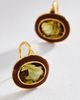 By Anthropologie Crystal Enamel French Hook Earrings - 1