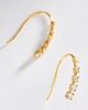 By Anthropologie Crystal Hook Earrings - 1
