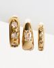 By Anthropologie Crystal Huggie Hoops, Set of 3 - 3