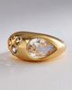 By Anthropologie Crystal Inset Ring - 1