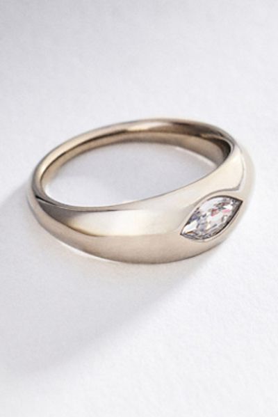 By Anthropologie Crystal Marquise Ring