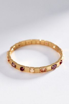 By Anthropologie Crystal Pearl Stretch Bracelet