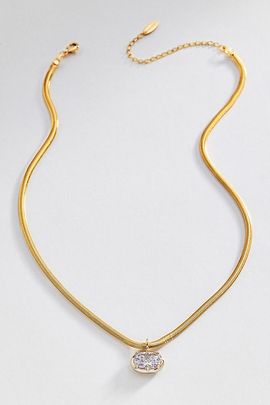 By Anthropologie Crystal Pendant Necklace