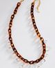 By Anthropologie Crystal Resin Chain Link Necklace - 1