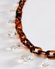 By Anthropologie Crystal Resin Chain Link Necklace - 2