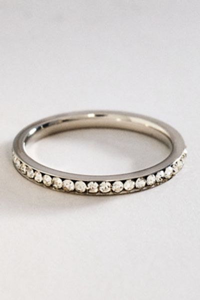 By Anthropologie Crystal Water-Resistant Ring