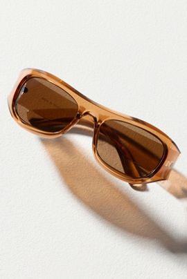 By Anthropologie Curved Rectangle Sunglasses