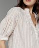 By Anthropologie Darcey Popover Swing Top: Linen Cotton Edition - 3