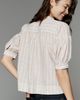 By Anthropologie Darcey Popover Swing Top: Linen Cotton Edition - 4