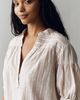 By Anthropologie Darcey Popover Swing Top: Linen Cotton Edition - 6