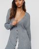 By Anthropologie Deep V-Neck Longline Cardigan - 1