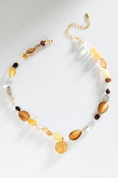 By Anthropologie Delicate Beaded Necklace