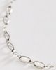 By Anthropologie Delicate Crystal Paperclip Chain Necklace - 2