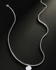 By Anthropologie Demi-Fine Crystal Bezel Necklace - 1
