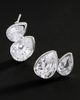 By Anthropologie Demi-Fine Crystal Pear Duet Earrings - 1
