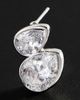 By Anthropologie Demi-Fine Crystal Pear Duet Earrings - 2