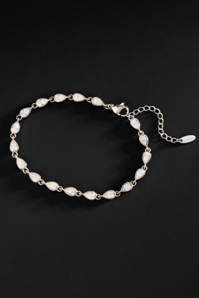 By Anthropologie Demi-Fine Crystal Teardrop Bracelet