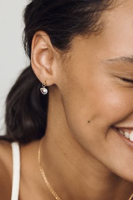 By Anthropologie Demi-Fine Floating Post Earrings