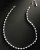 By Anthropologie Demi-Fine Mixed Crystal Tennis Necklace - 1