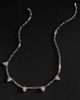 By Anthropologie Demi-Fine Paperclip Crystal Necklace - 1
