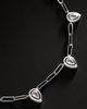 By Anthropologie Demi-Fine Paperclip Crystal Necklace - 2
