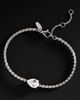 By Anthropologie Demi-Fine Pear Crystal Bracelet - 2
