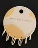 By Anthropologie Demi-Fine Tennis Hoop Earrings, Set of 3 - 2