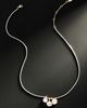 By Anthropologie Demi-Fine Tri-Crystal Necklace - 1
