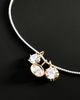 By Anthropologie Demi-Fine Tri-Crystal Necklace - 2