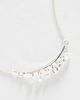 By Anthropologie Demi Fine Curved Bar Crystal Necklace - 2