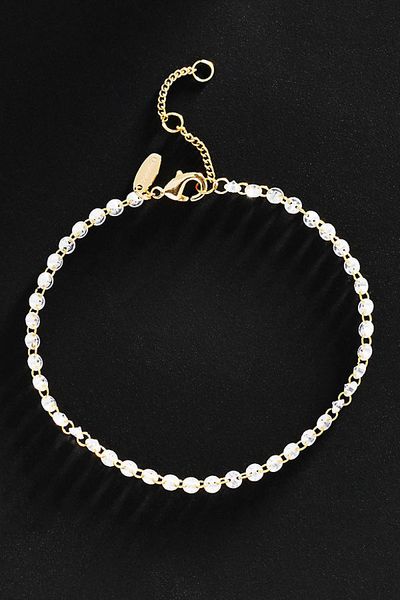 By Anthropologie Demi Fine Floating Crystal Bracelet