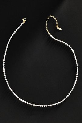 By Anthropologie Demi Floating Crystal Necklace