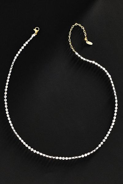 By Anthropologie Demi Floating Crystal Necklace