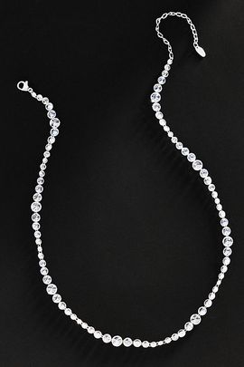 By Anthropologie Demi Mixed Crystal Necklace