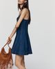 By Anthropologie Denim Corset Mini Dress - 2