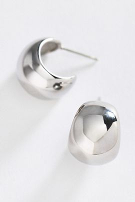 By Anthropologie Dome Water-Resistant Huggie Earrings